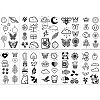 10 Sheets Cartoon Water Proof Removable Temporary Tattoos Stickers STIC-Z003-02-1