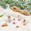 Glass Jar Glass Bottles Bead Containers AJEW-CA0001-05-6