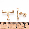 Brass Beads KK-Q773-04G-3