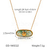 Ocean Natural Shell  Resin Pendant 304 Stainless Steel Cable Chain Necklaces for Women WGEB2E9-04-1