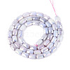 Anti-Tarnish Electroplate Glass Beads Strands GLAA-T025-29E-2