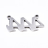 Non-Tarnish 201 Stainless Steel Pendant Links STAS-S110-115P-04-3