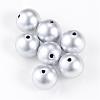 Matte Style Spray Painted Acrylic Beads ACRP-S669-12mm-01-1