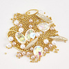 Glass Rhinestone Cabochons Accessories MRMJ-S014-002A-4