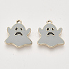 Light Gold Plated Alloy Pendants LS-ENAM-T009-36B-1