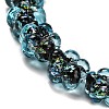 Handmade Dichroic Foil Glass Beads Strands DICH-U001-04E-3