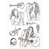 PVC Plastic Clear Stamps DIY-WH0631-0154-8