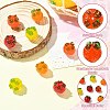 8Pcs 4 Colors Handmade Lampwork Beads LAMP-CJ0002-71-3