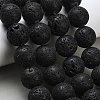 Natural Lava Rock Round Beads Strands G-M169-18mm-03-1