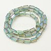 Electroplate Glass Beads EGLA-J023-8x4mm-WLS11-2