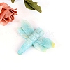 Natural Amazonite Carved Dragonfly Figurines PW-WGBDFF2-03-1