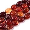 Natural Red Agate Beads Strands G-S357-B09-1