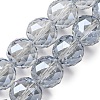 Transparent Electroplate Glass Beads Strands EGLA-N002-34G-F03-1