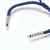 Nylon Cord Braided Bead Bracelets Making BJEW-F360-FP04-2