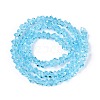 Transparent Glass Beads Strands GLAA-N018-3mm-16-3