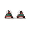 Christmas Theme Wood Stud Earrings EJEW-U016-06P-03-3