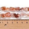 Natural Red Hematoid Quartz/Ferruginous Quartz Beads Strands G-P497-01E-54-5