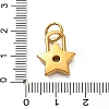 304 Stainless Steel Rhinestone Pendants RB-CBA324D-01G-13-3