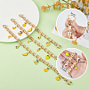 3Pcs 3 Styles Fruit Alloy Chains Bag Extender Chains AJEW-PH01583-3