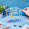 Opaque Acrylic Earring Display Stands EDIS-WH0035-19C-3