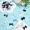 108Pcs 18 Colors Opaque Acrylic Beads MACR-PA0001-70-4