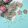 DIY Filigree Joiners Dangle Earring Making Kits DIY-TA0003-12P-10