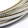 Silver Plated Imitation Leather Cords LC-R010-04A-2