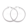 Tarnish Resistant 201 Stainless Steel Hoop Earrings LS-EJEW-A052-27A-1