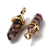 Natural Rhodonite Pendants G-K329-50G-3