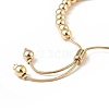 Rack Plating Brass Slider Bracelets BJEW-C036-01A-G-3