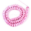 Anti-Tarnish Electroplate Glass Beads Strands GLAA-T025-8mm-11F-2