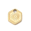 304 Stainless Steel Charms SA-CBA2714-01B-G-1