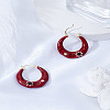 1Pair Alloy Rhinestone Hoop Earrings EJEW-LP0012-05B-3