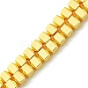 Electroplated Synthetic Non-Magnetic Hematite Beads Strands G-H020-I01-02-1