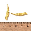 Rack Plating Cordyceps Sinensis Brass Pendants KK-F873-14MG-3