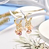 Natural Freshwater Pearl Hoop Earrings for Women EJEW-JE04630-01-2