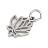 304 Stainless Steel Charms STAS-R135-12P-2