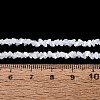 Electroplate Imitation Jade Glass Beads Strands EGLA-Q139-01A-B02-4