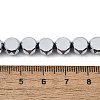Electroplate Glass Beads Strands EGLA-L045-G-FP01-4