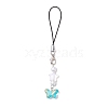 Star & Butterfly Glass Pendant Decorations HJEW-JM02529-3