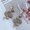 Full Rhinestone Snake Pendant Keychain SNAK-PW0001-29A-2