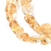 Natural Citrine Beads Strands G-P497-01C-39-4