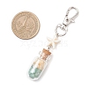 Natural & Synthetic Gemstone Pendant Decoration HJEW-JM03862-01-3