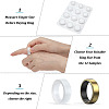 12Pcs ABS Plastic Jewelry Measuring Tool Sets TOOL-ME0001-06-3