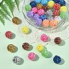 10Pcs Opaque Acrylic Beads OACR-YW0003-35A-4