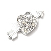 Alloy Rhinestone Pendants ALRI-C007-25P-2