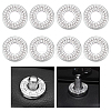 CHGCRAFT 8Pcs Zinc Alloy Car Inner Door Lock Pull Cover FIND-CA0004-97-1