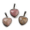 Natural & Synthetic Mixed Gemstone Pendants G-I358-A-2