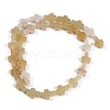 Natural Topaz Jade Beads Strands G-I369-A10-01-3