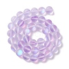 Synthetic Moonstone Beads Strands G-E573-01C-03-2